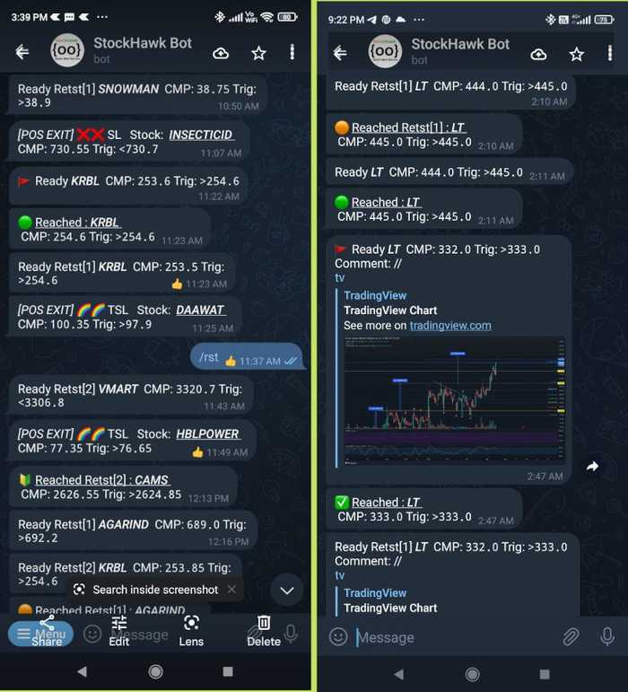 StockHawk Telegram Bot